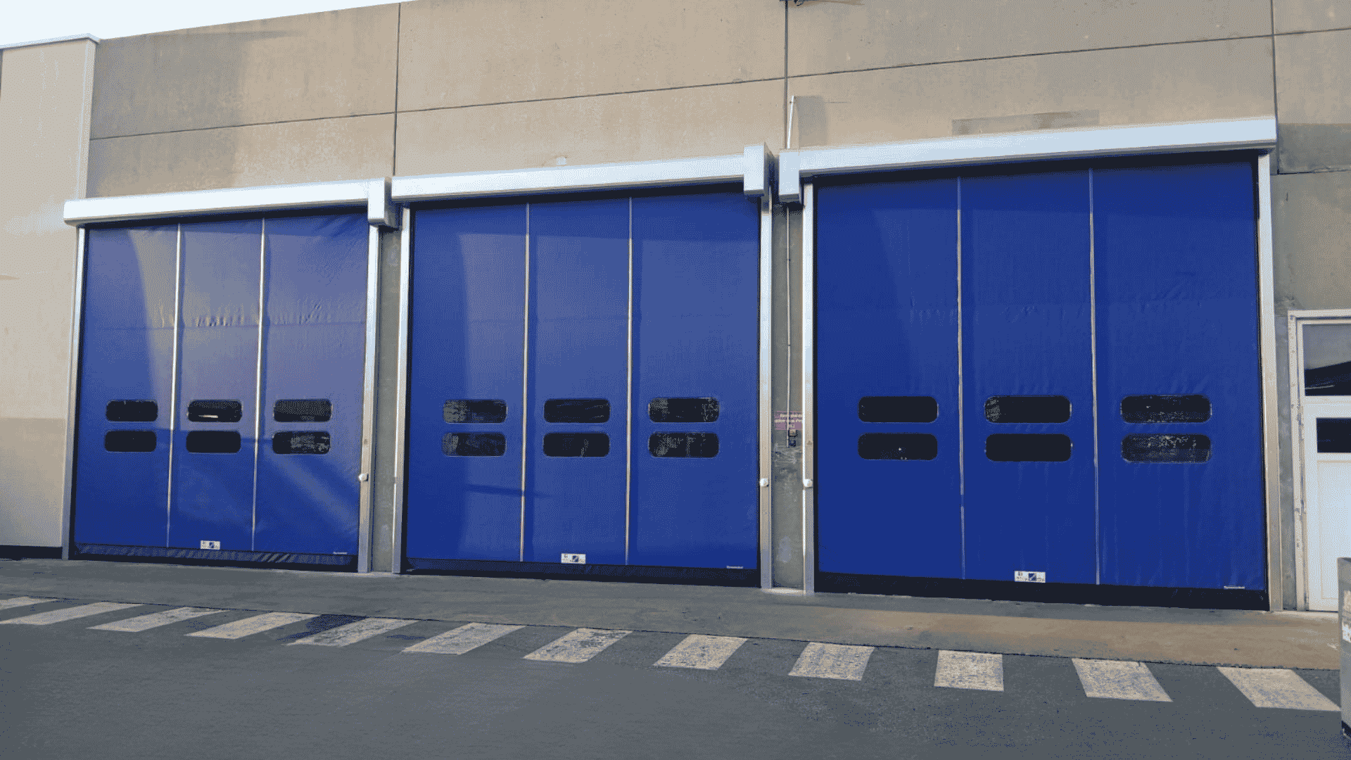 portes souples à enroulement kloz