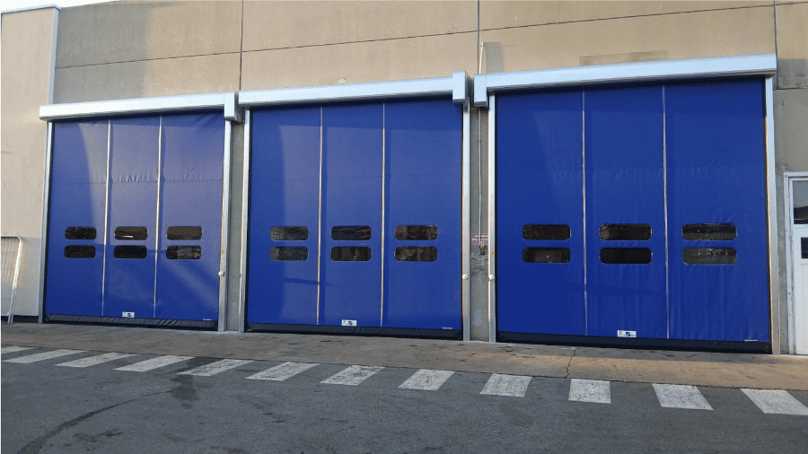 portes souples à enroulement kloz